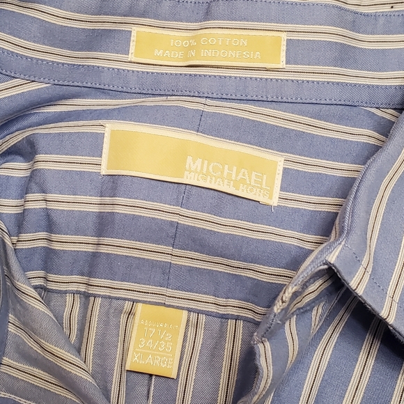 Michael Kors Striped Button Up Shirt - Picture 2 of 3